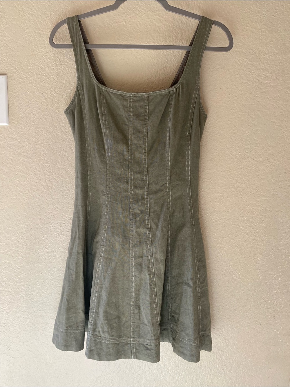 Christian Lacroix Linen Blend Mini Dress